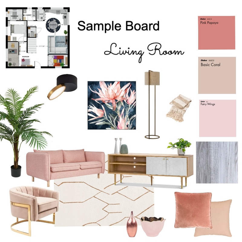 Sample Mood Board Living Room Mood Board by aninhavl on Style Sourcebook