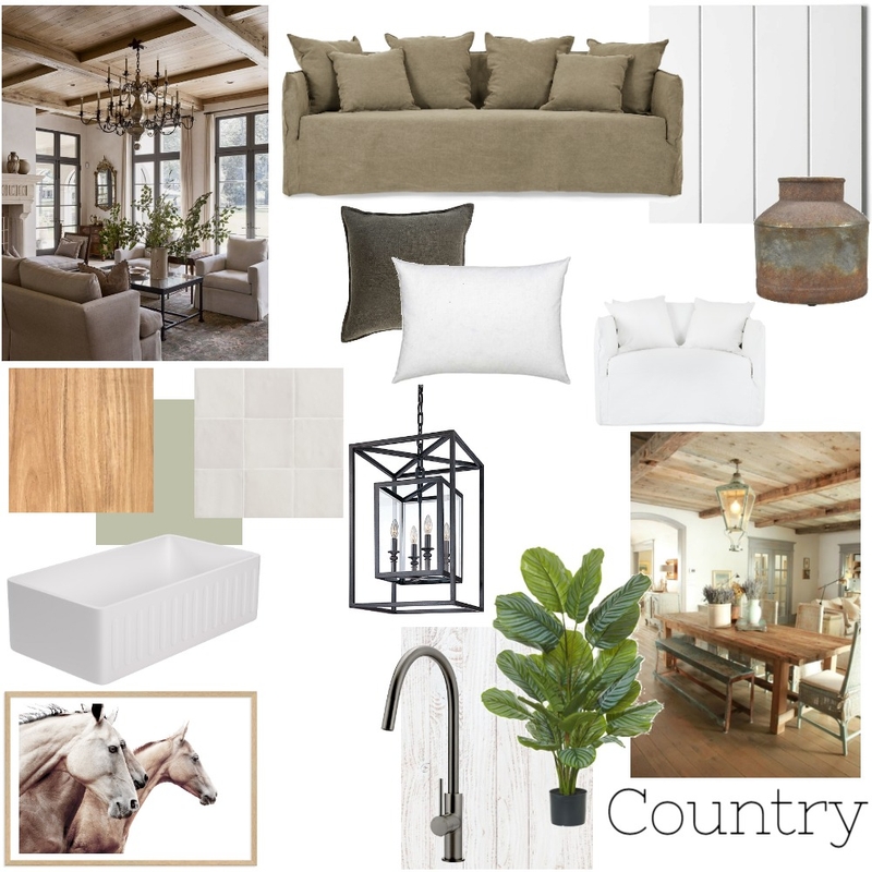 Country Mood Board Mood Board by TaloulahDesign on Style Sourcebook