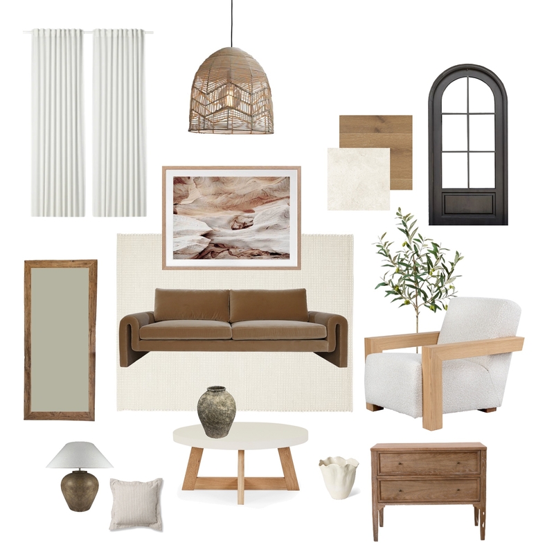 warm modern california house Mood Board by jmatys on Style Sourcebook