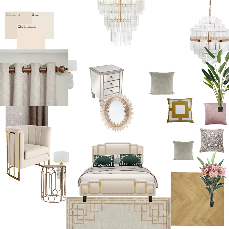 Art Deco Bedroom Mood Board by bstolfharrison on Style Sourcebook