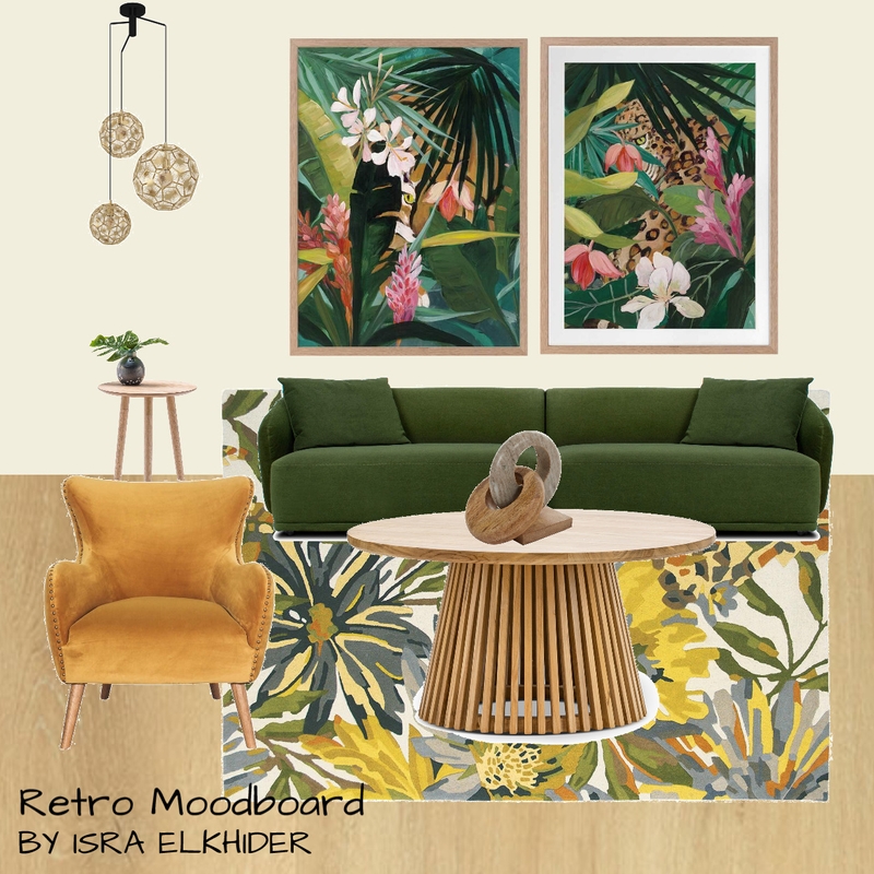 retro moodboard 002 Mood Board by Isra Elkhider on Style Sourcebook