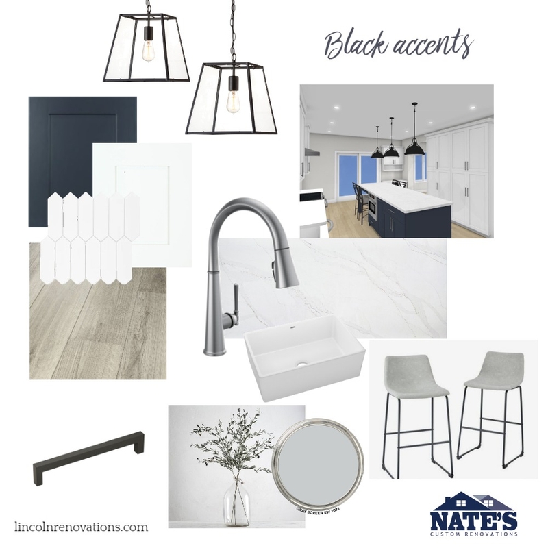 Davidson black accents Mood Board by lincolnrenovations on Style Sourcebook