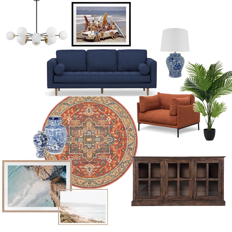 Living navy orange Mood Board by KimF on Style Sourcebook