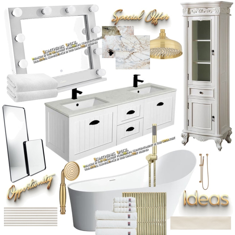 Bathroom Mood Board by ecoarte on Style Sourcebook