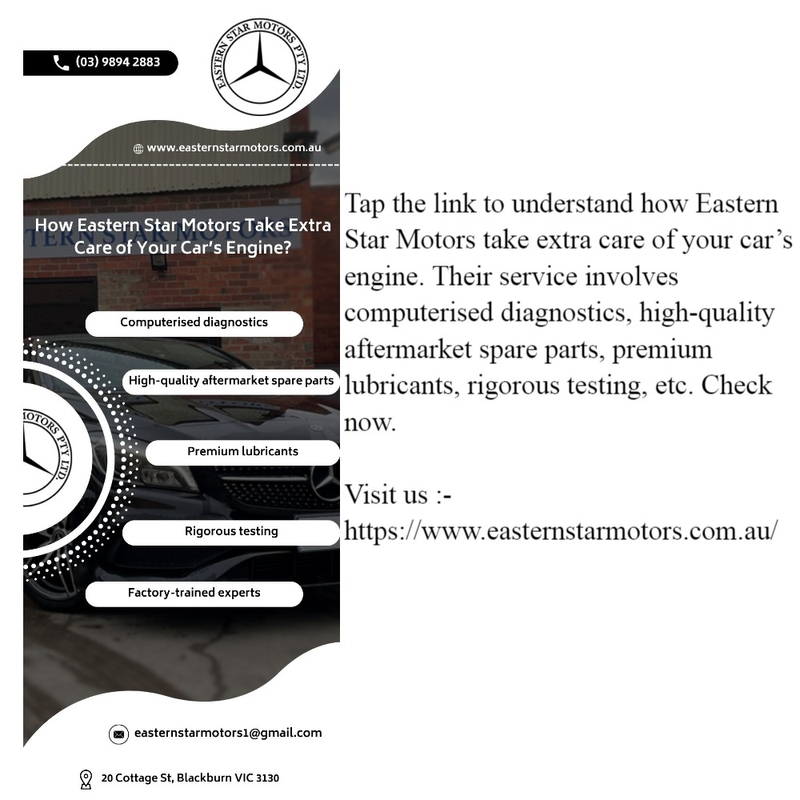 How Eastern Star Motors Take Extra Care of Your Car’s Engine? Mood Board by EasternStarMotors on Style Sourcebook