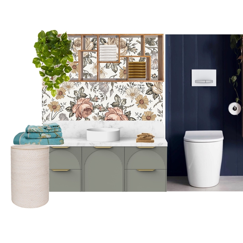 Toilet Mood Board by Your Wall Decorator on Style Sourcebook