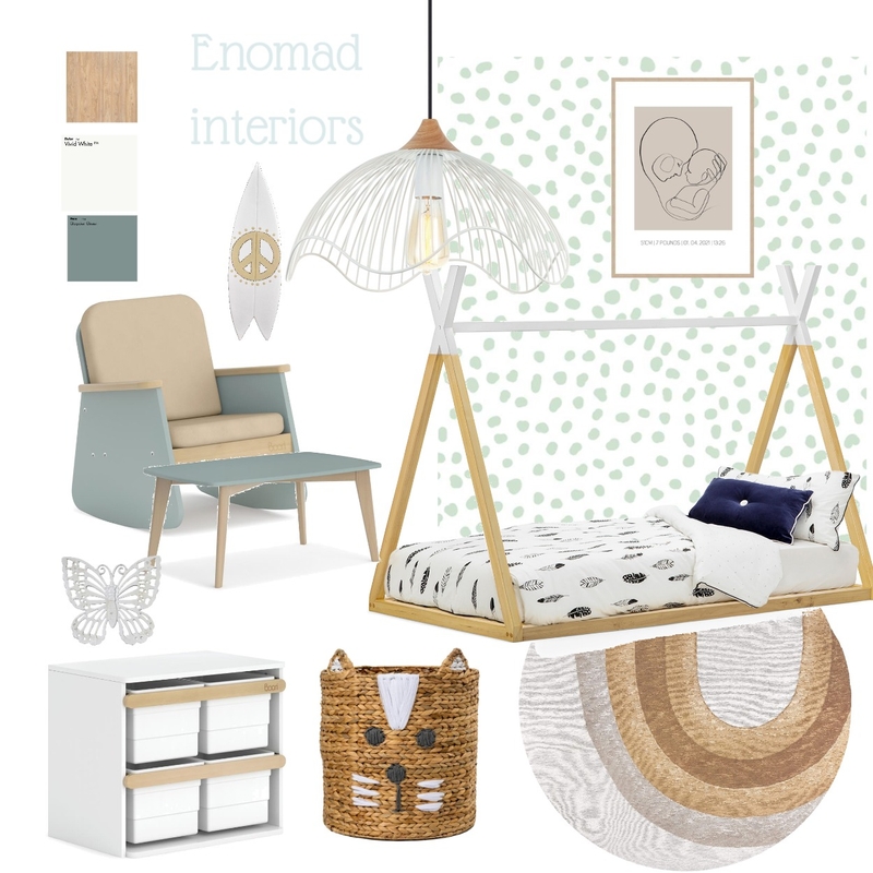 kids bedroom revamp Mood Board by Enomad interiors on Style Sourcebook