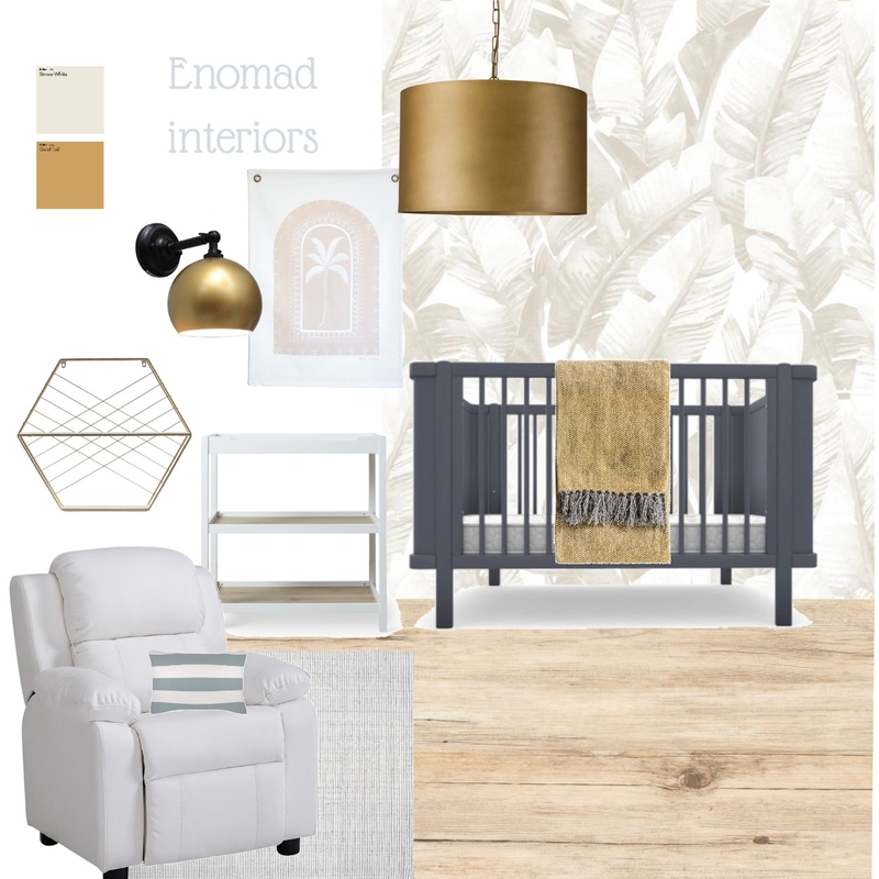 Nursery bedroom Mood Board by Enomad interiors on Style Sourcebook