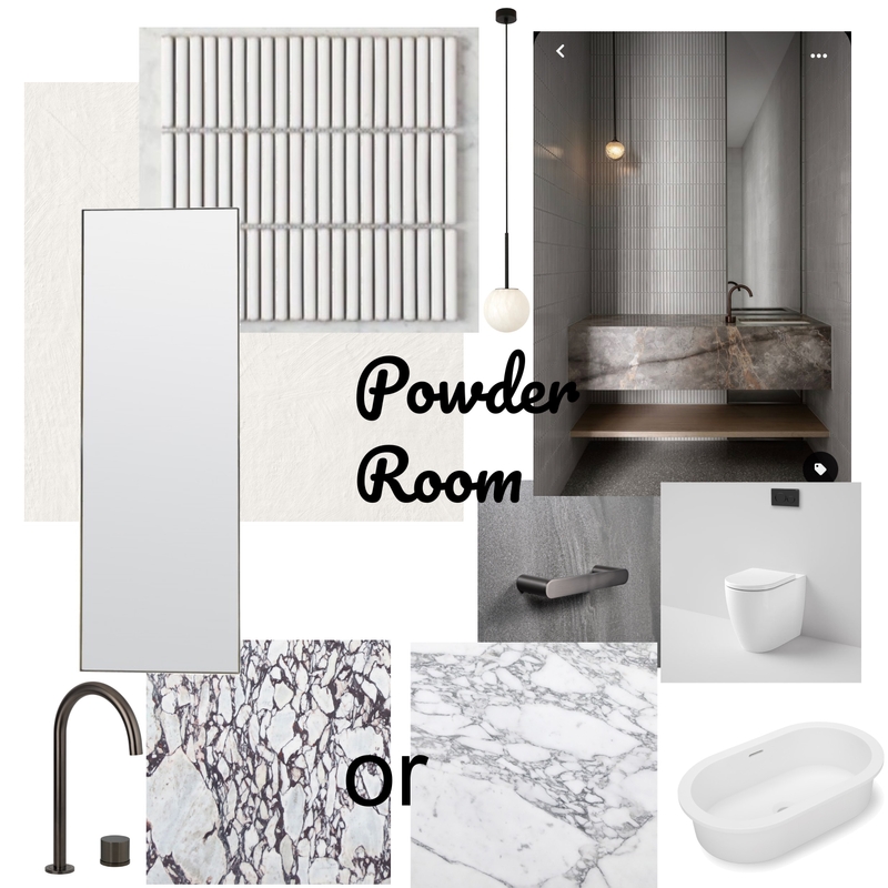 Powder Room Mood Board by Kaylin.r on Style Sourcebook