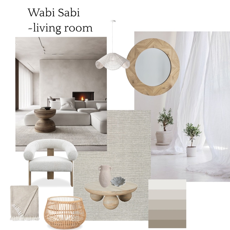 Wabi Sabi Living Room Mood Board by Kagiso on Style Sourcebook