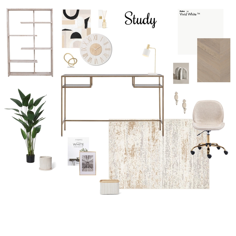 study Mood Board by Nabeelah@nteriors on Style Sourcebook