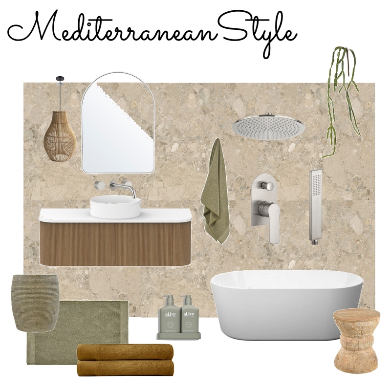 Mediterranean Style Mood Board by justine.suttorini@gmail.com on Style Sourcebook