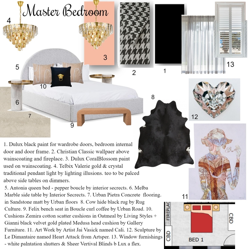 Master Bedroom Mood Board by Charmaineattard82 on Style Sourcebook