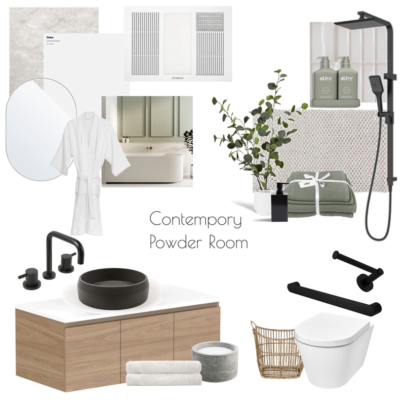 Contemporary Powder Room Mood Board by jessica_kennedyy on Style Sourcebook