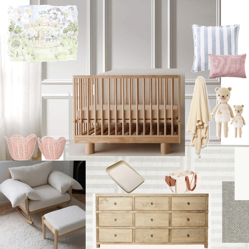 nursery moodboard girl Mood Board by Chantelle Stanton on Style Sourcebook