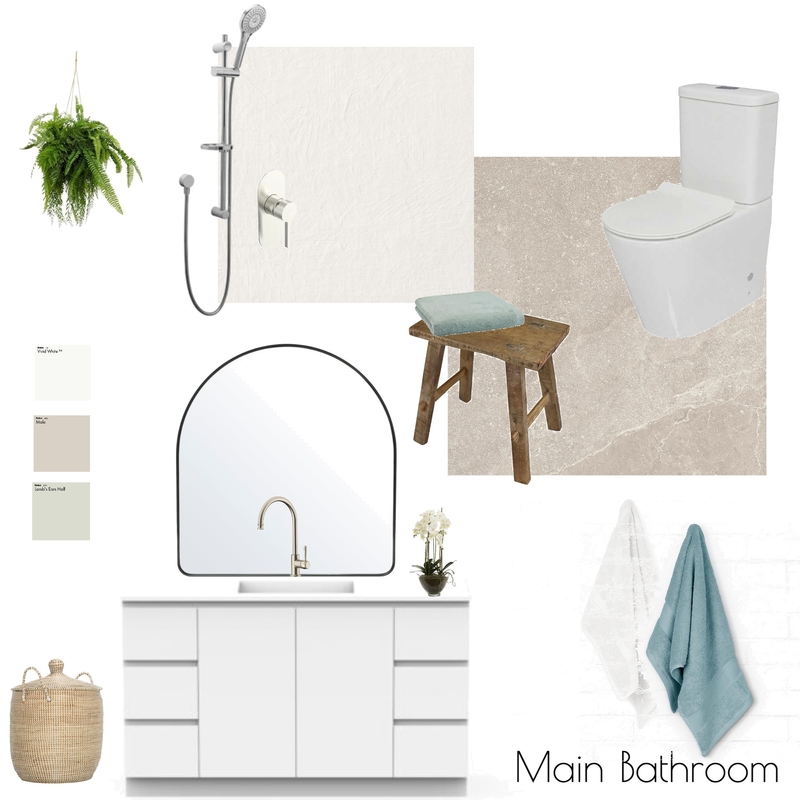 Lowe Main Bathroom Mood Board by darralyn@thecalminterior.com.au on Style Sourcebook