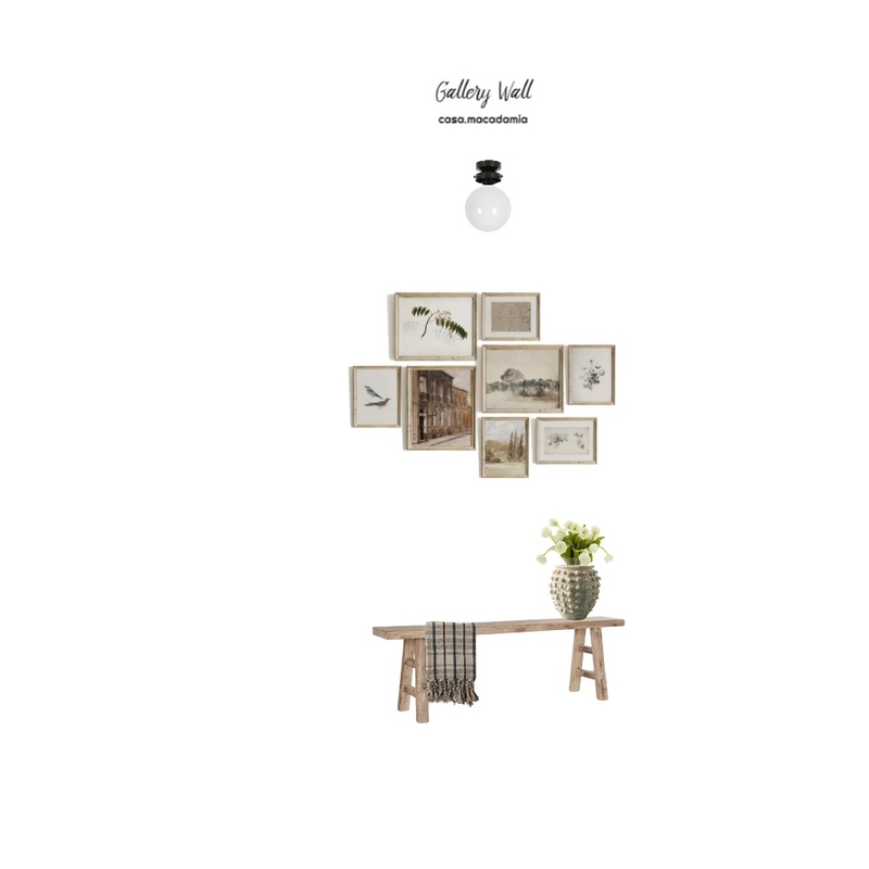 Gallery Wall NorthPrints Mood Board by Casa Macadamia on Style Sourcebook