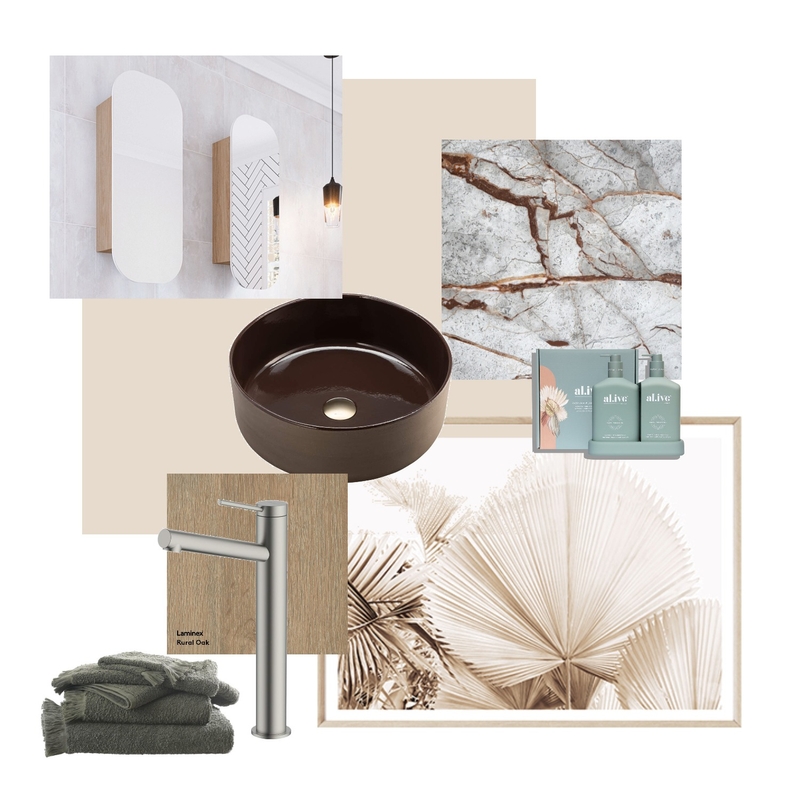 Brown Bear Bathroom Mood Board by janelle.willey@gmail.com on Style Sourcebook