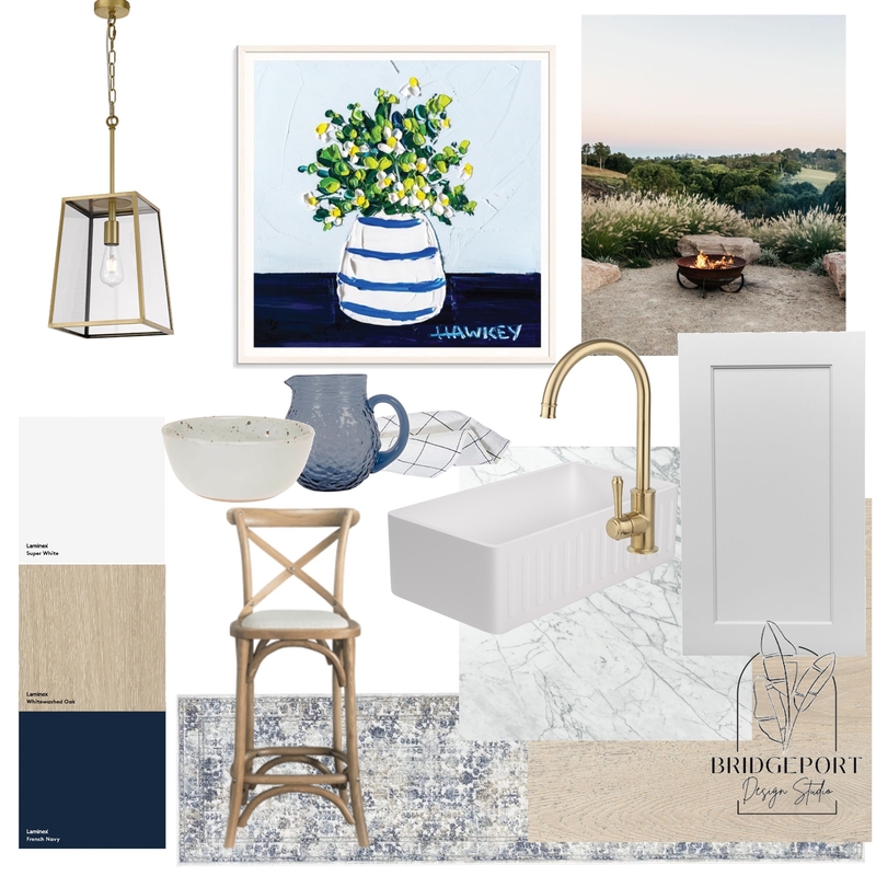 Modern Country Kitchen Mood Board by Bridgeport Design Studio on Style Sourcebook