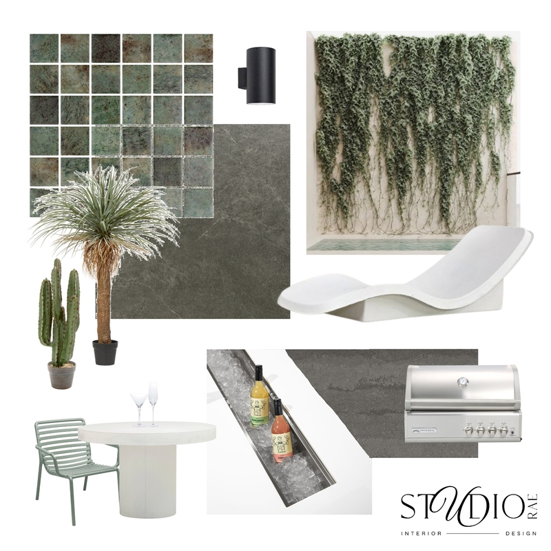 Med Noir Balcony Pool Mood Board by Studio Rae on Style Sourcebook