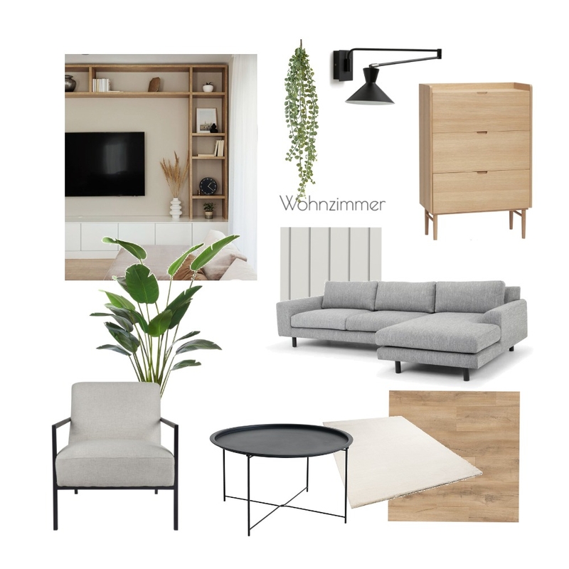 Wohnzimmer Scandi Variante Ecksofa Mood Board by RiederBeatrice on Style Sourcebook