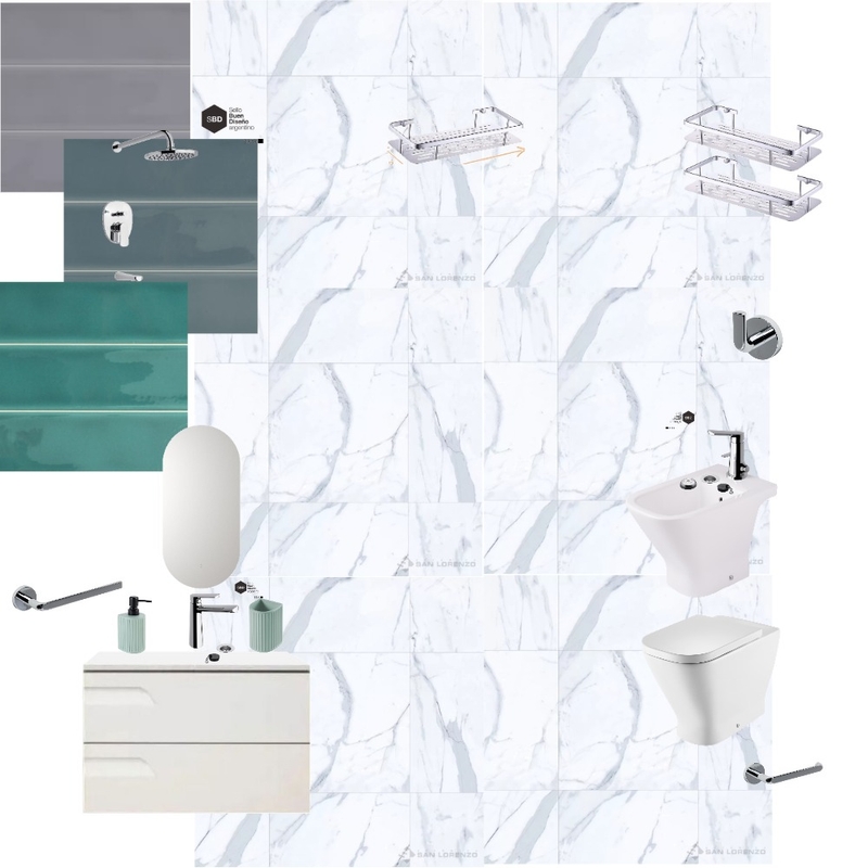 Baño version 1 Mood Board by Ana C on Style Sourcebook