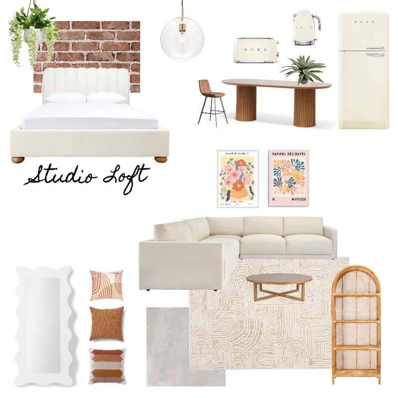 Studio Loft Interior Design Mood Board by Ciara Kelly Studio Loft Interior Design Mood Board by Ciara Kelly