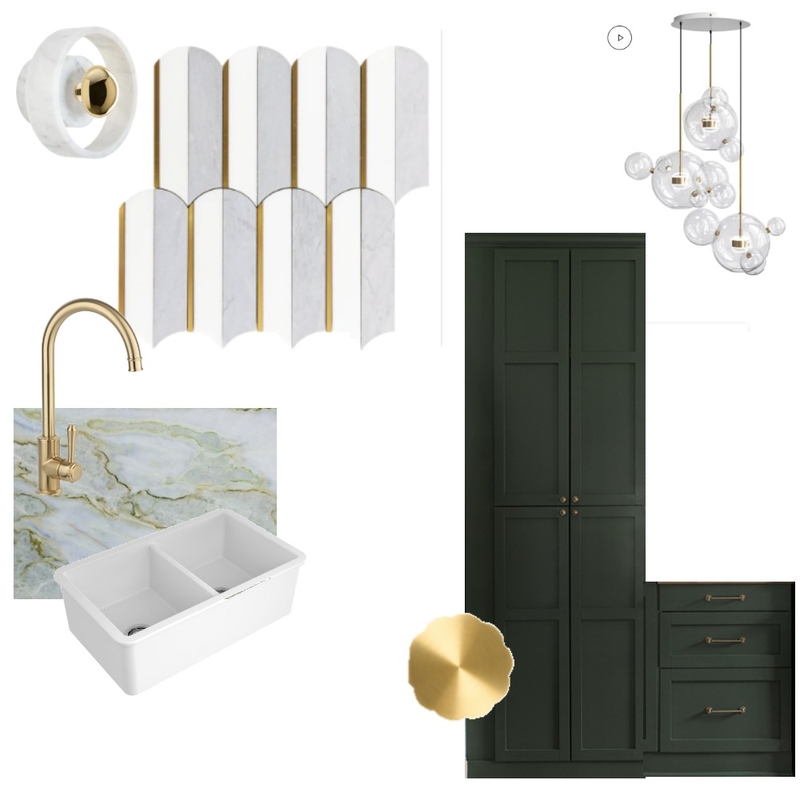 Green Opulence - Kitchen Mood Board by CSInteriors on Style Sourcebook