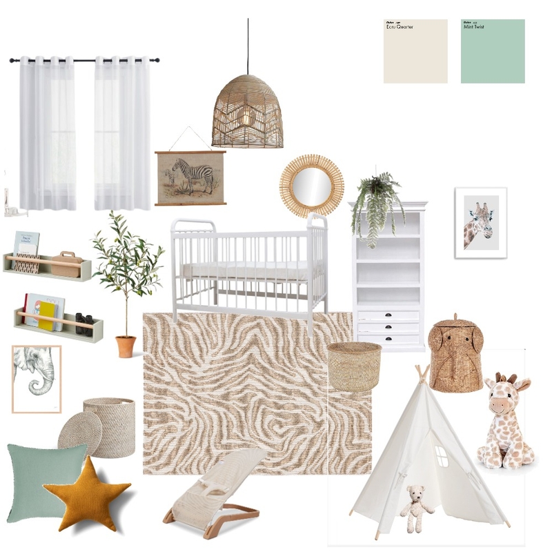 Safari Baby Mood Board by HEvans on Style Sourcebook