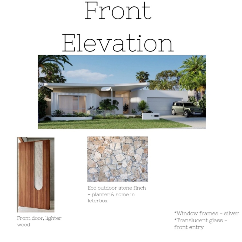 Front Elevation Mood Board by Mandy11 on Style Sourcebook