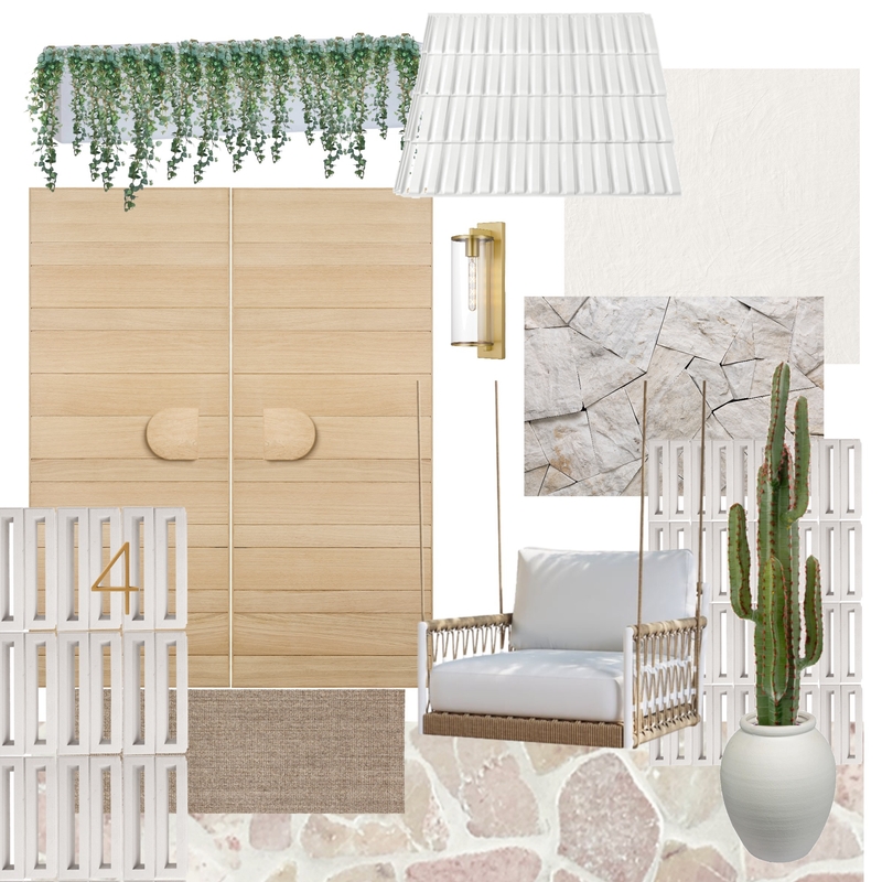 Coastal Med exterior Mood Board by Five Files Design Studio on Style Sourcebook