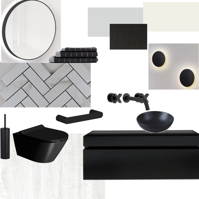 Bathroom Sample Board Mood Board by NCMDESIGN on Style Sourcebook