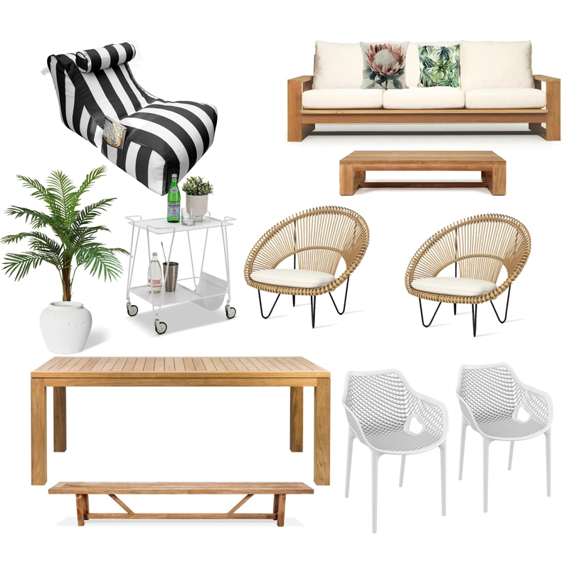 Outdoor Coastal Vibes Mood Board by CasaDesigns on Style Sourcebook