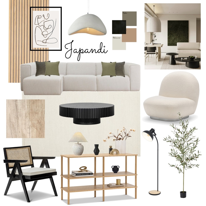 Japandi 5 Mood Board by sianleach on Style Sourcebook