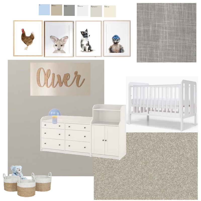 Olivers Room Mood Board by Davidson Designs on Style Sourcebook