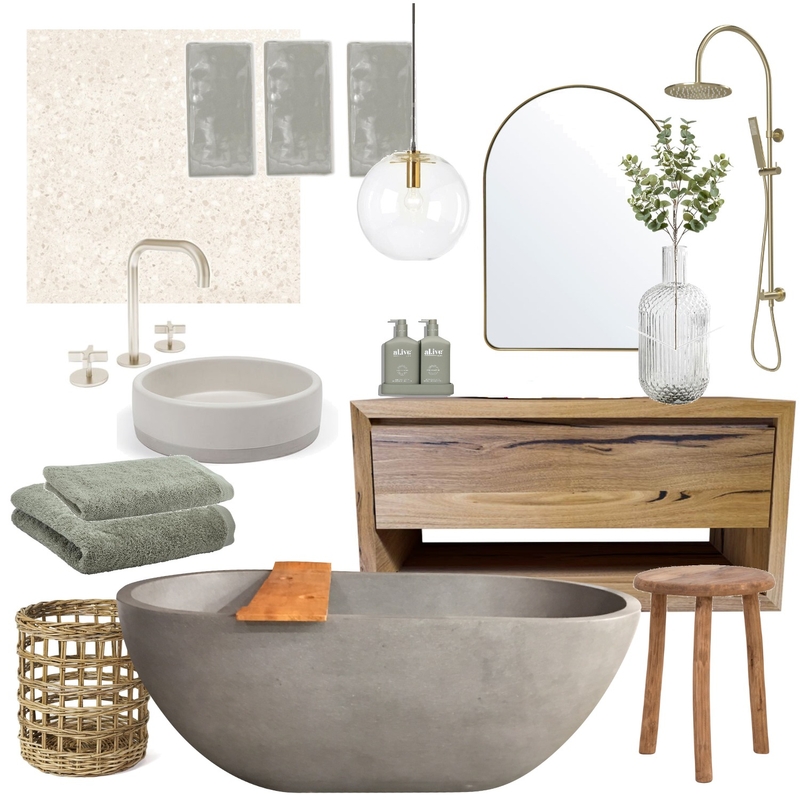 bathroom 1 mood board Mood Board by zoebudden on Style Sourcebook