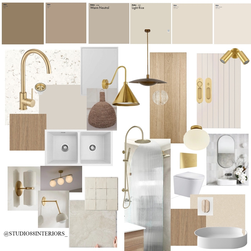 Module 7: Moodboard Mood Board by STUDIO88 INTERIORS on Style Sourcebook