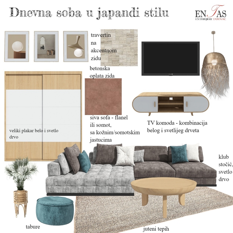 Dnevna soba - Zlatibor - mood board korekcija Mood Board by Fragola on Style Sourcebook