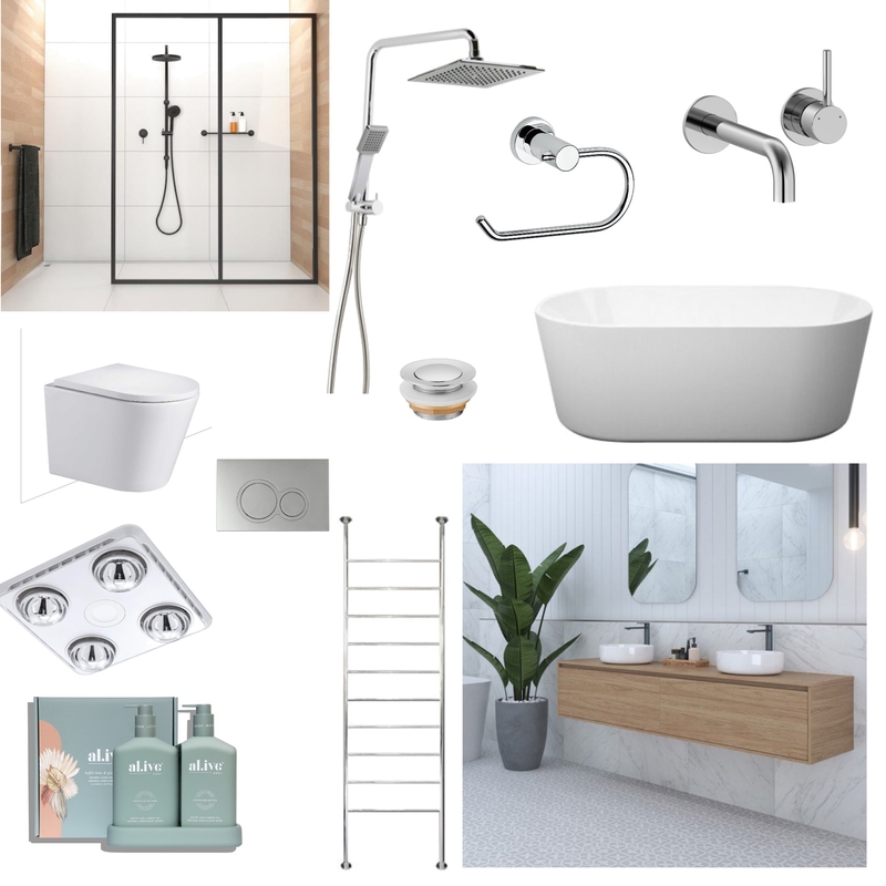 Classic Bathroom Mood Board by Aisha Louise on Style Sourcebook