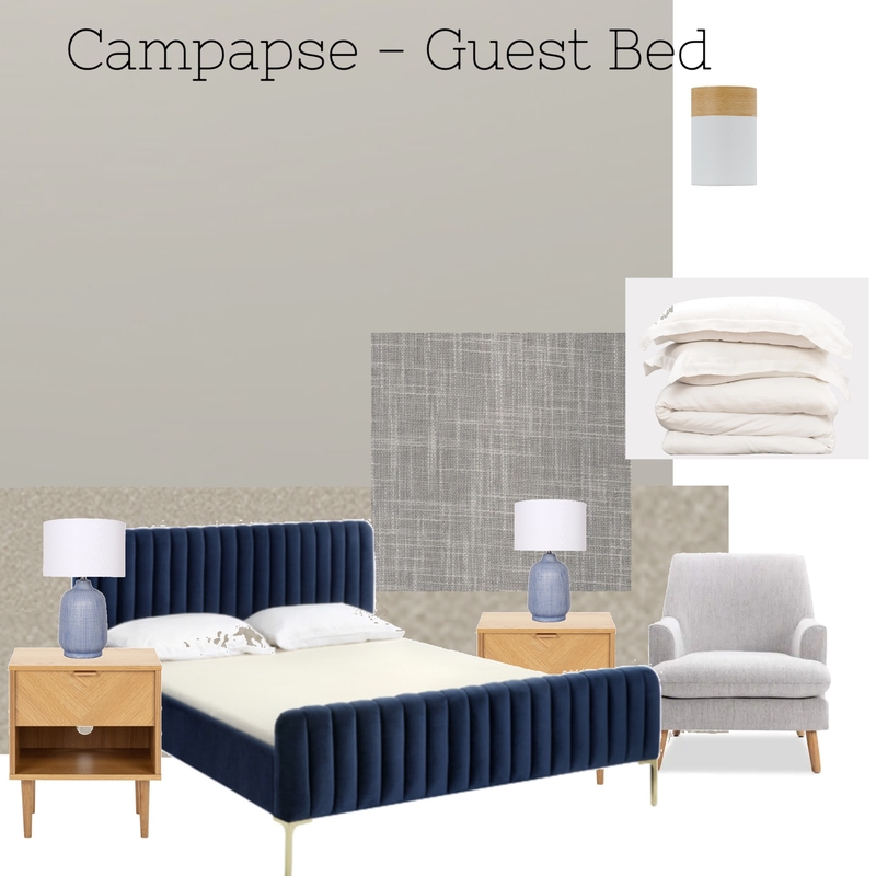 Campapse Guest Room Mood Board by Davidson Designs on Style Sourcebook