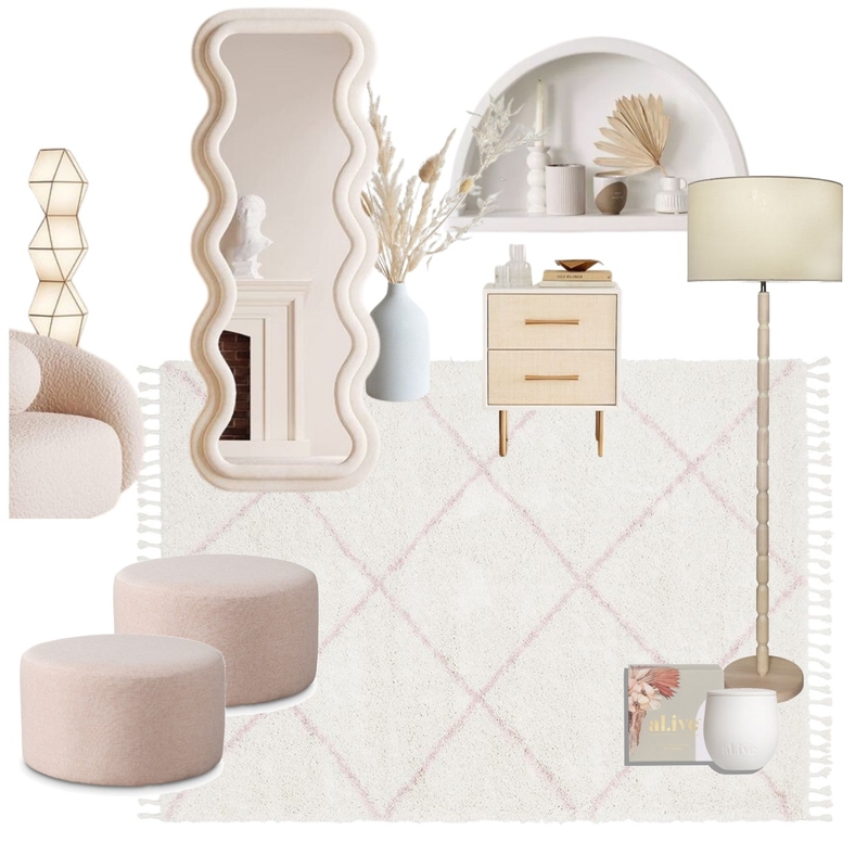 Saffron 22 Pink Rug Mood Board by Rug Culture on Style Sourcebook