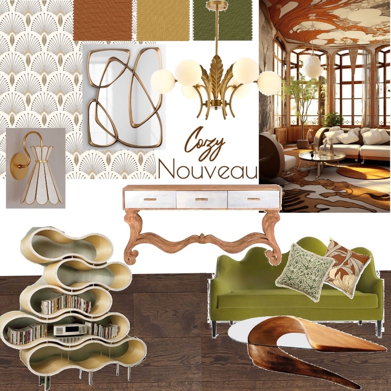 Art Nouveau Mood Board by Renae on Style Sourcebook