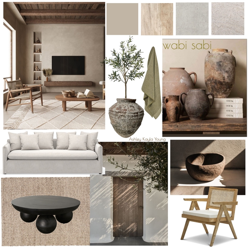 Wabi Sabi Mood Board by Ash on Style Sourcebook