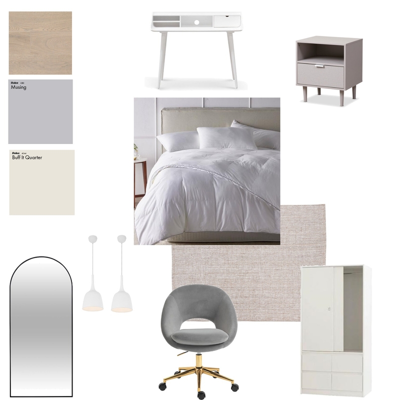 bedroom mood board Mood Board by silviavenegas on Style Sourcebook