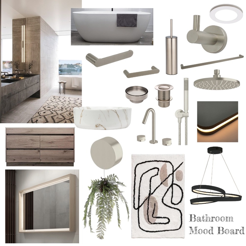 Bathroom Mood Board Mood Board by Leaf With Anna on Style Sourcebook