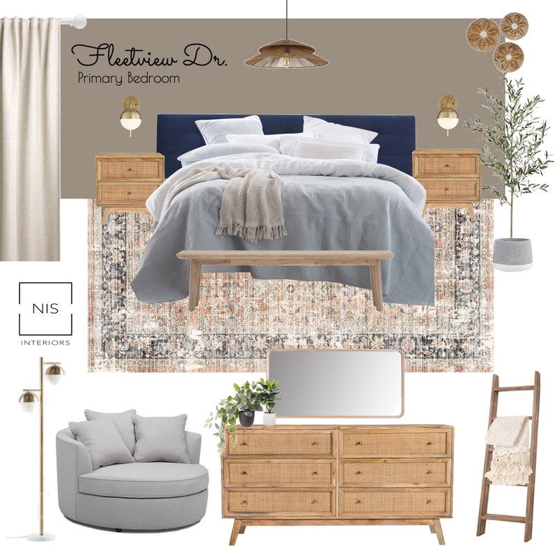 Fleetview Drive - Primary Bedroom Mood Board by Nis Interiors on Style Sourcebook