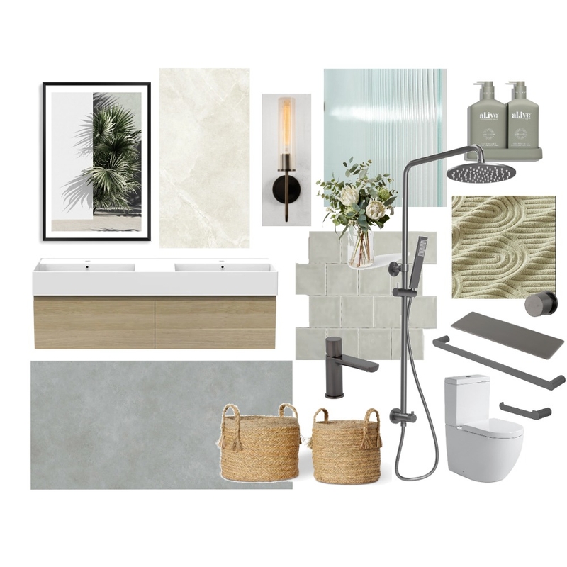 Megans Bathroom Mood Board by LaurenGatt on Style Sourcebook