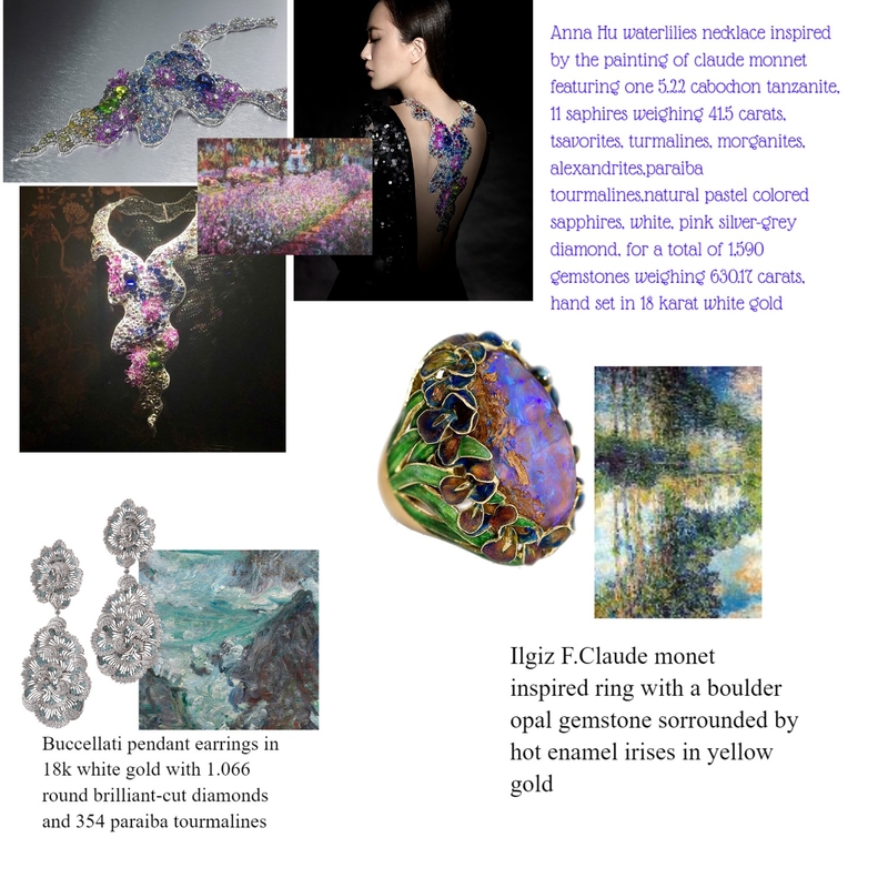 impressionism in jewellery Mood Board by MEENAHTRIBEJEWELS on Style Sourcebook