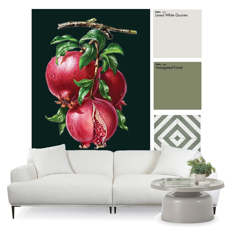 GREEN AND WHITE LIVINGROOM MOODBOARD Mood Board by welda on Style Sourcebook