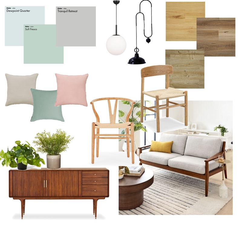 Scandinavian Mid-Century Mood Board by Madelyn Strickland on Style Sourcebook